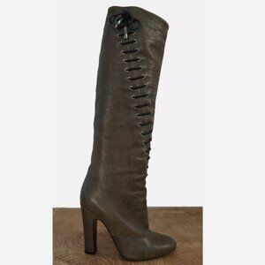 Fabulous vintage Nina Ricci laced boots!  35